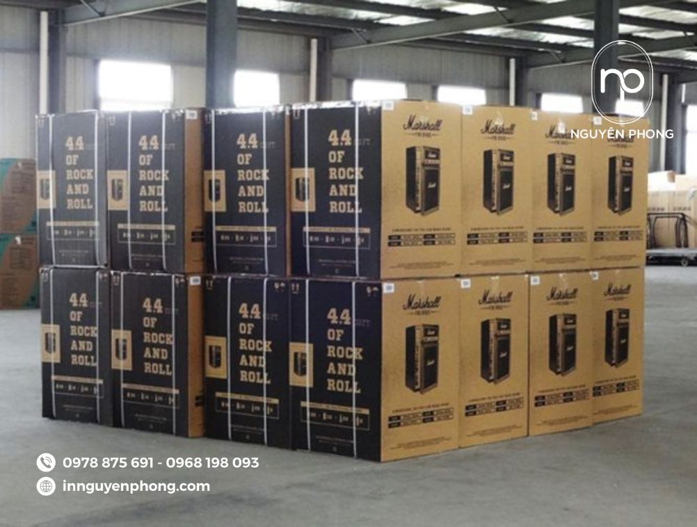 đóng gói hàng hóa xuất khẩu bằng thùng carton 5 lớp sóng BC